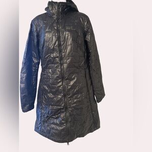 Women's Black Quilted Coat